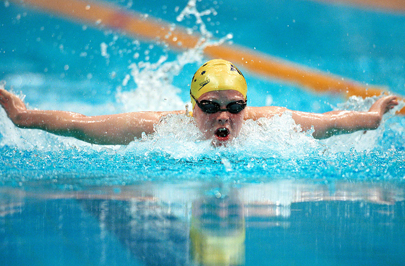 Siobhan Paton (AUS) action Swimming 2000 Sydney PG